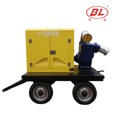 ZBCY Mobile Diesel Engine Trailer Pump